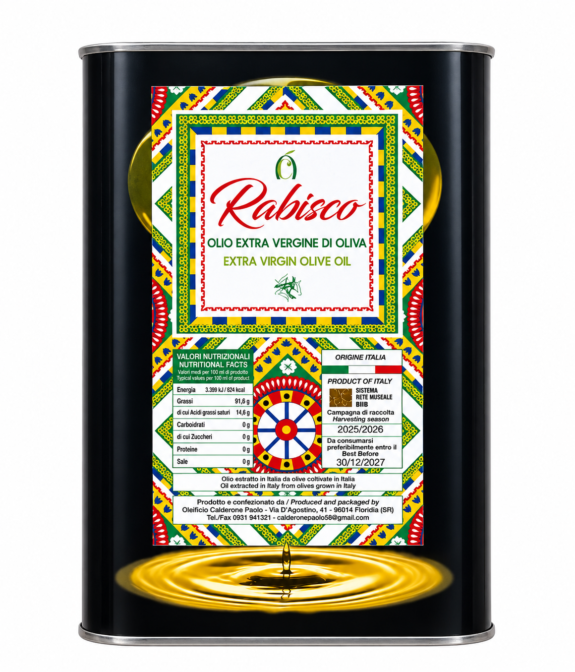 Olio extravergine 2 L